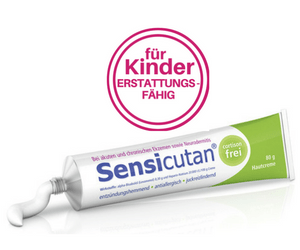 Tipp: Sensicutan Creme ist für Kinder bis 12 Jahre erstattungsfähig!